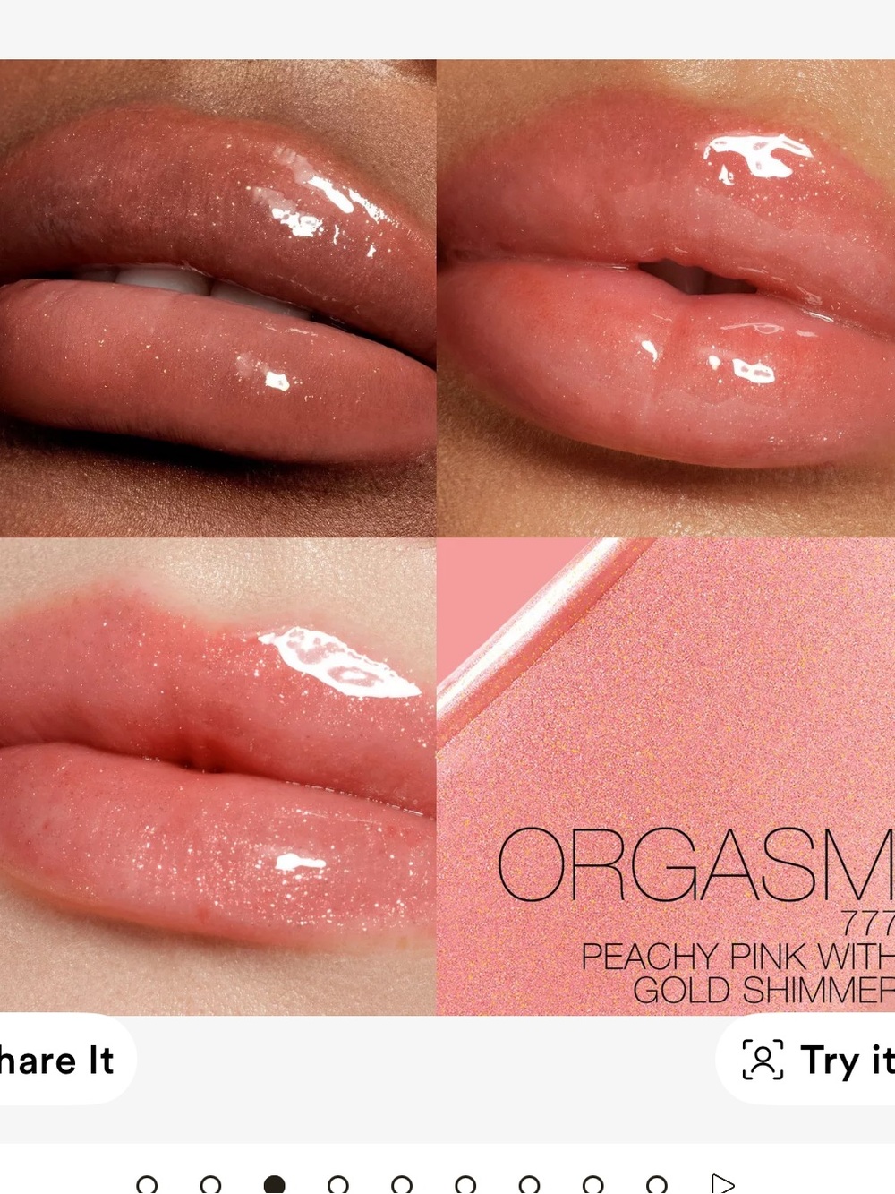 NARS orgasm afterglow lip oil